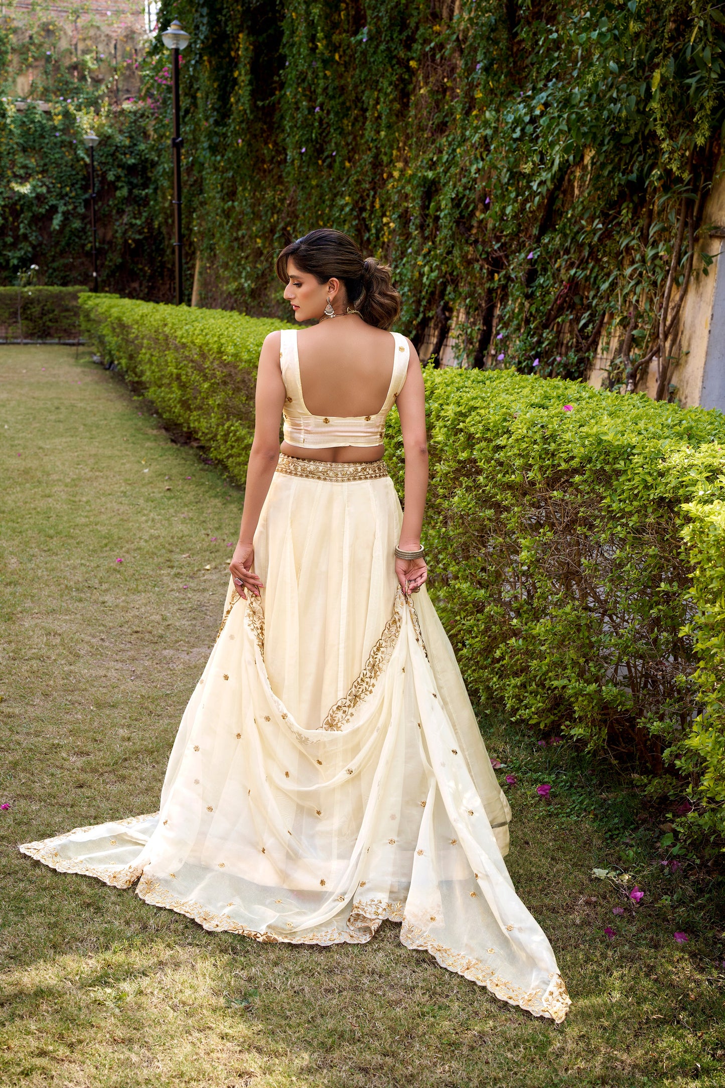 TILTON WEDDING SPECIAL CHANDA SILK SEQUINS AND THREAD EMBROIDERED LEHENGA CHOLI WITH DUPATTA