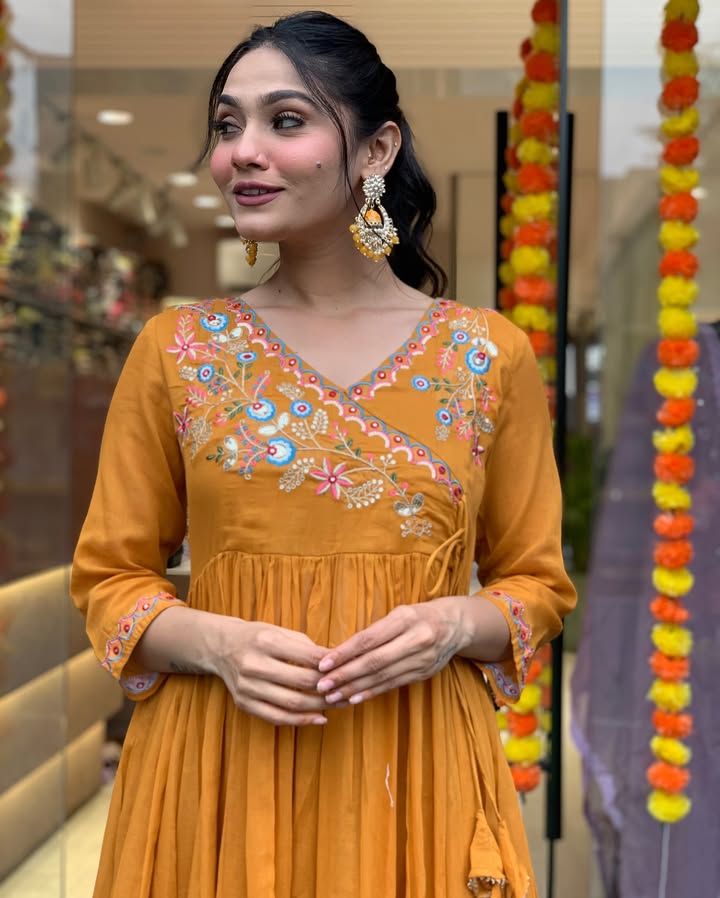 Simple yet elegant This is how we describe our latest launched dresses(NFRD405)