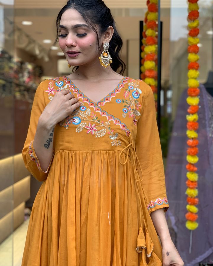 Simple yet elegant This is how we describe our latest launched dresses(NFRD405)