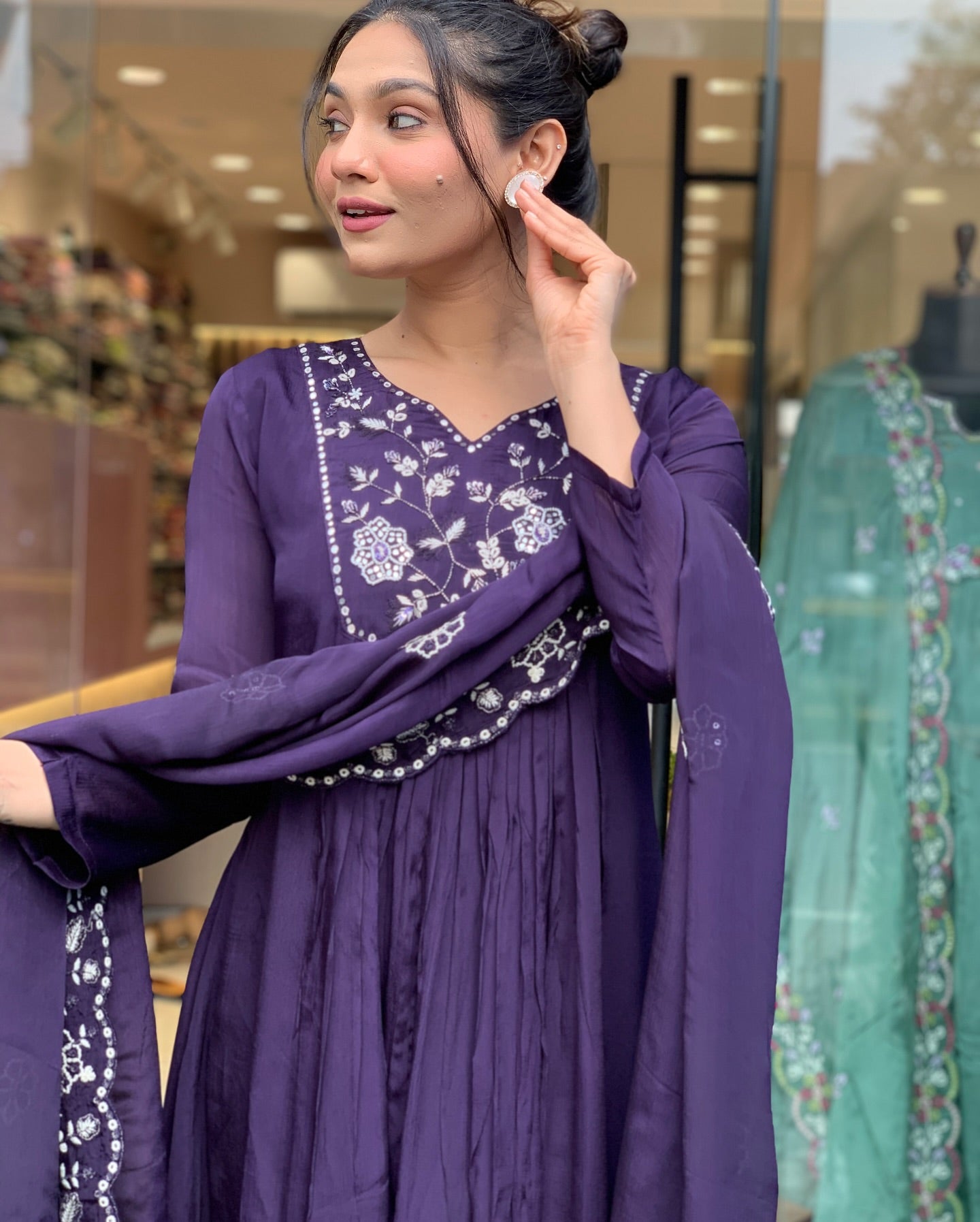 Simple yet elegant This is how we describe our latest launched dresses(NFRD415)