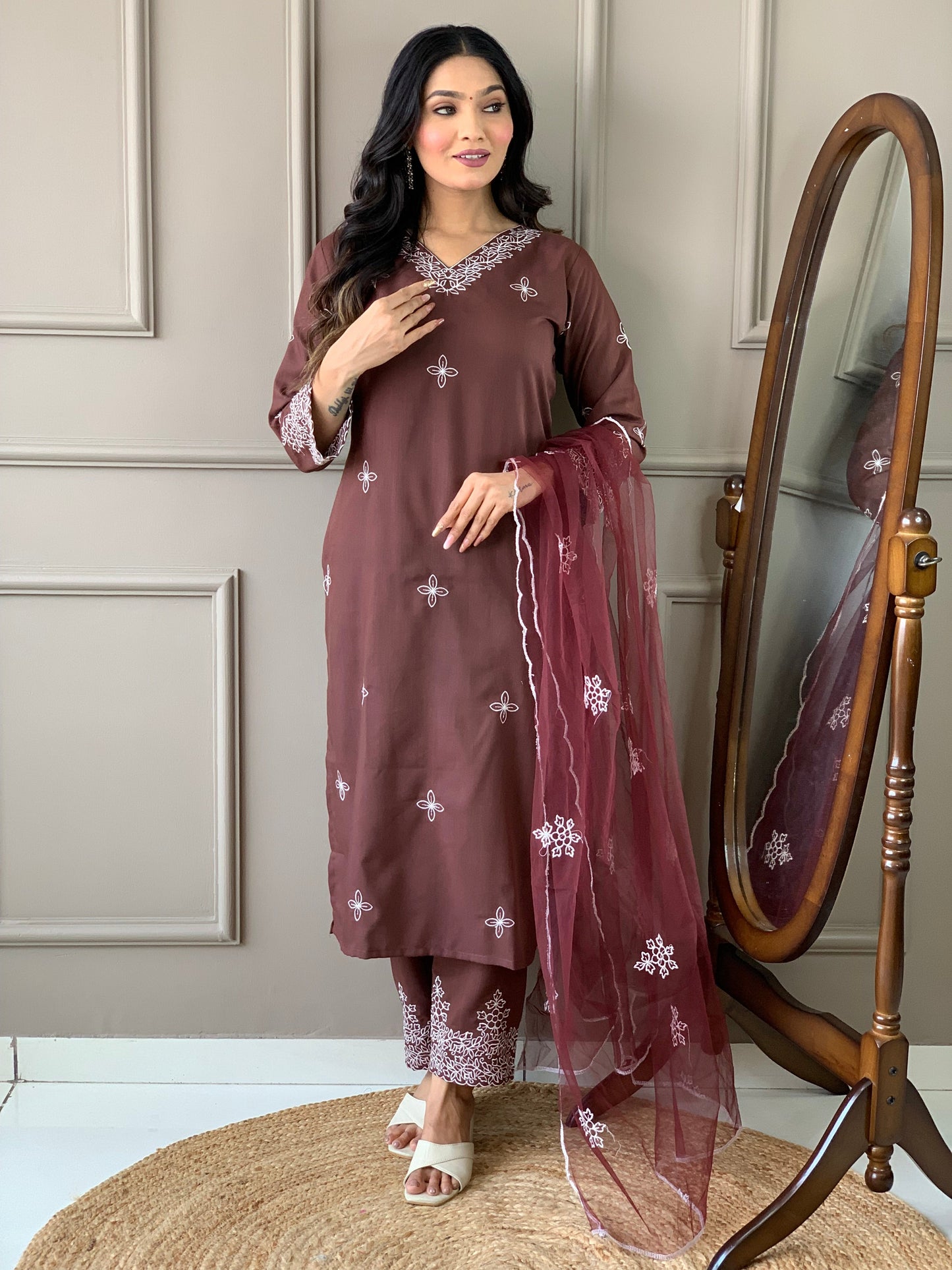 Our Exclusive Collection is here, to add a touch of tradition to your wardrobe(NFRD475)