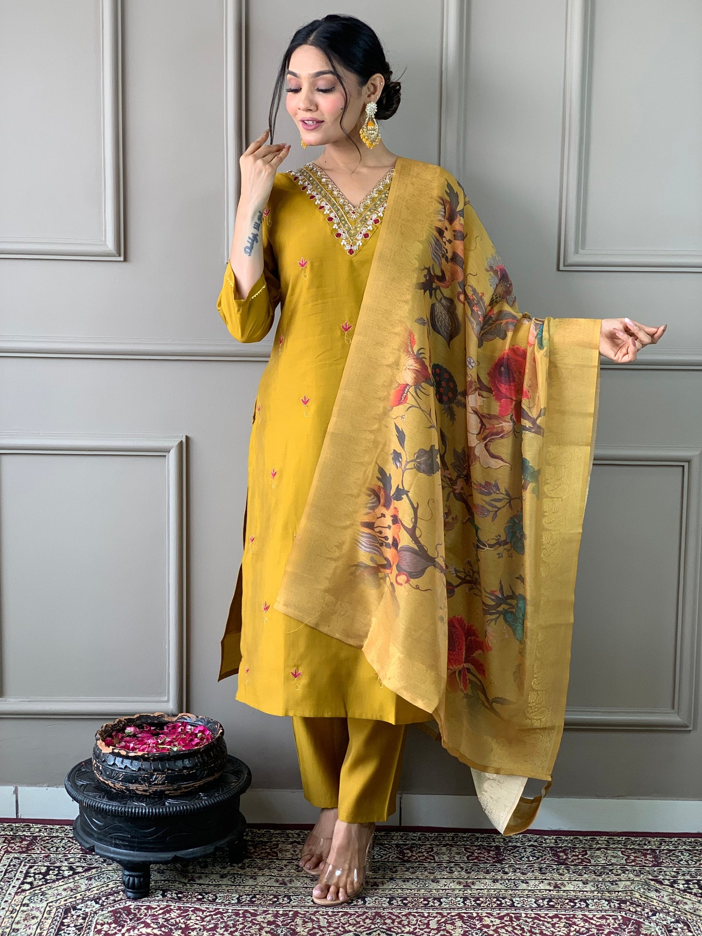 Our Exclusive Collection is here, to add a touch of tradition to your wardrobe(NFRD476)