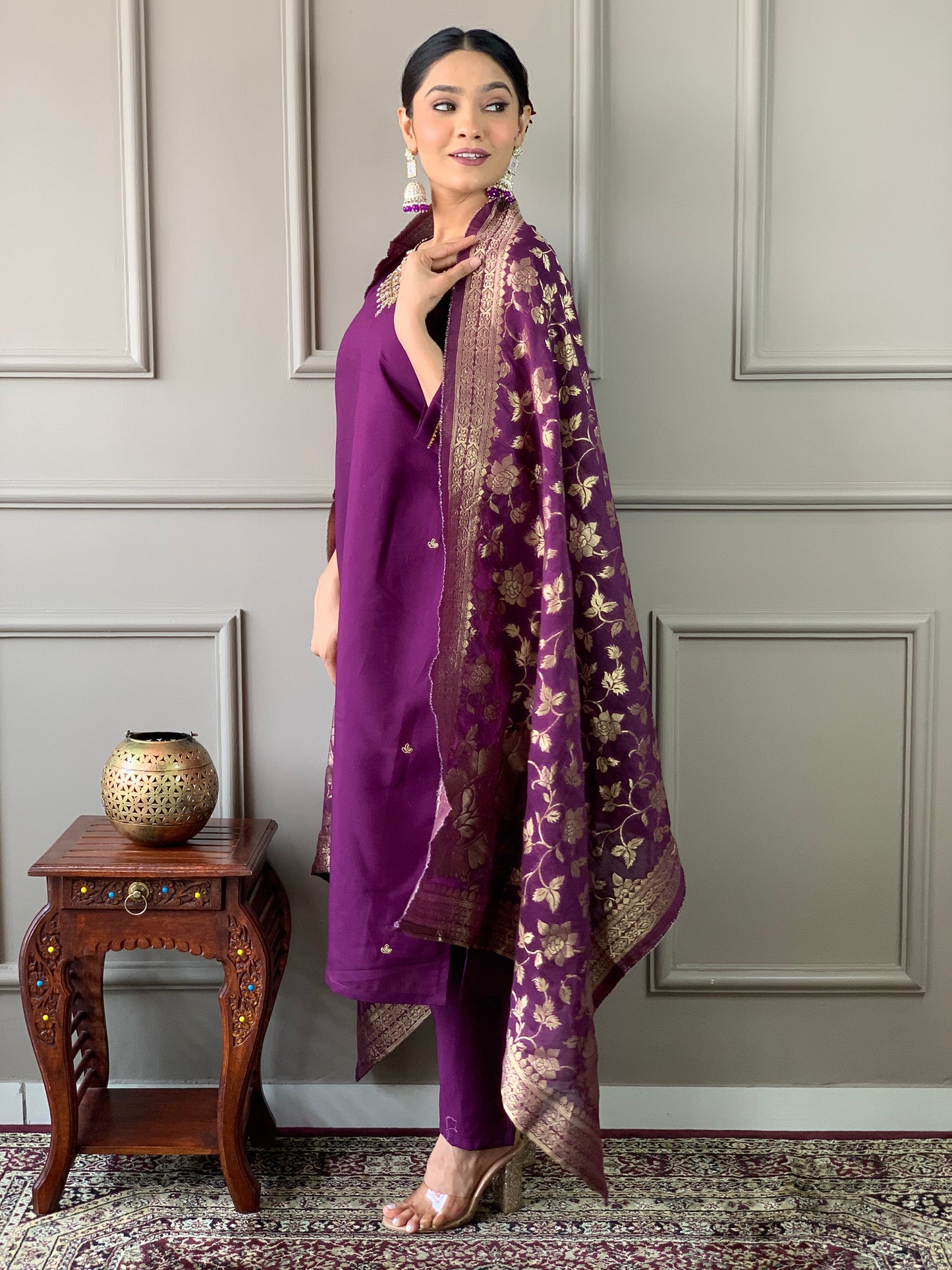 Our Exclusive Collection is here, to add a touch of tradition to your wardrobe(NFRD478)