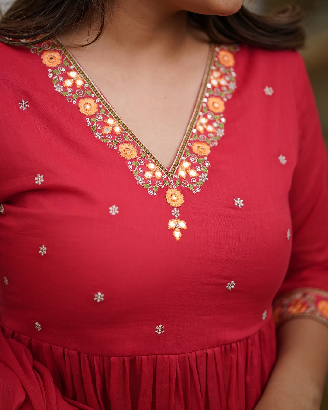 Simple yet elegant This is how we describe our latest launched dresse (NFRD563)