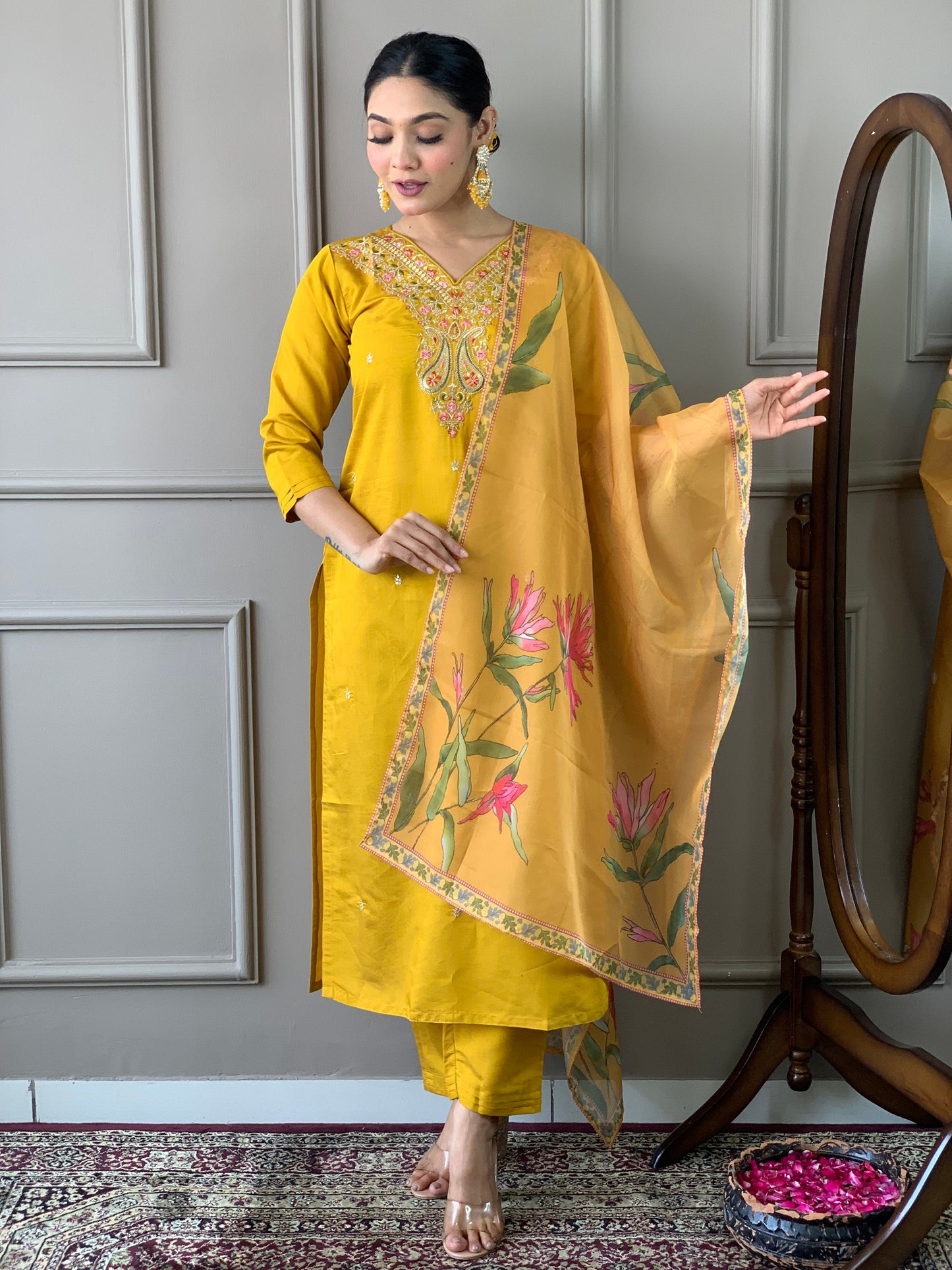 Simple yet elegant This is how we describe our latest launched dresse (NFRD569)