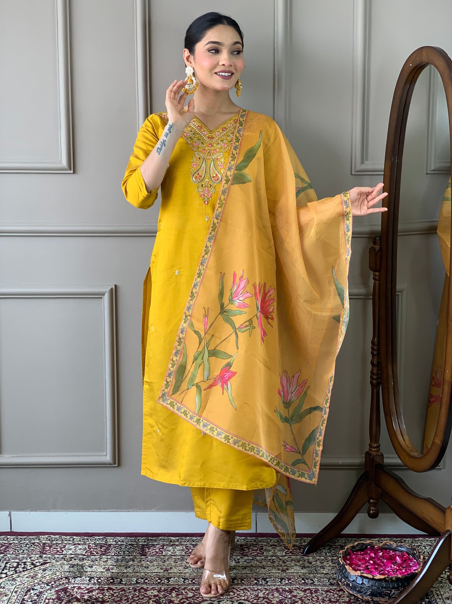 Simple yet elegant This is how we describe our latest launched dresse (NFRD569)