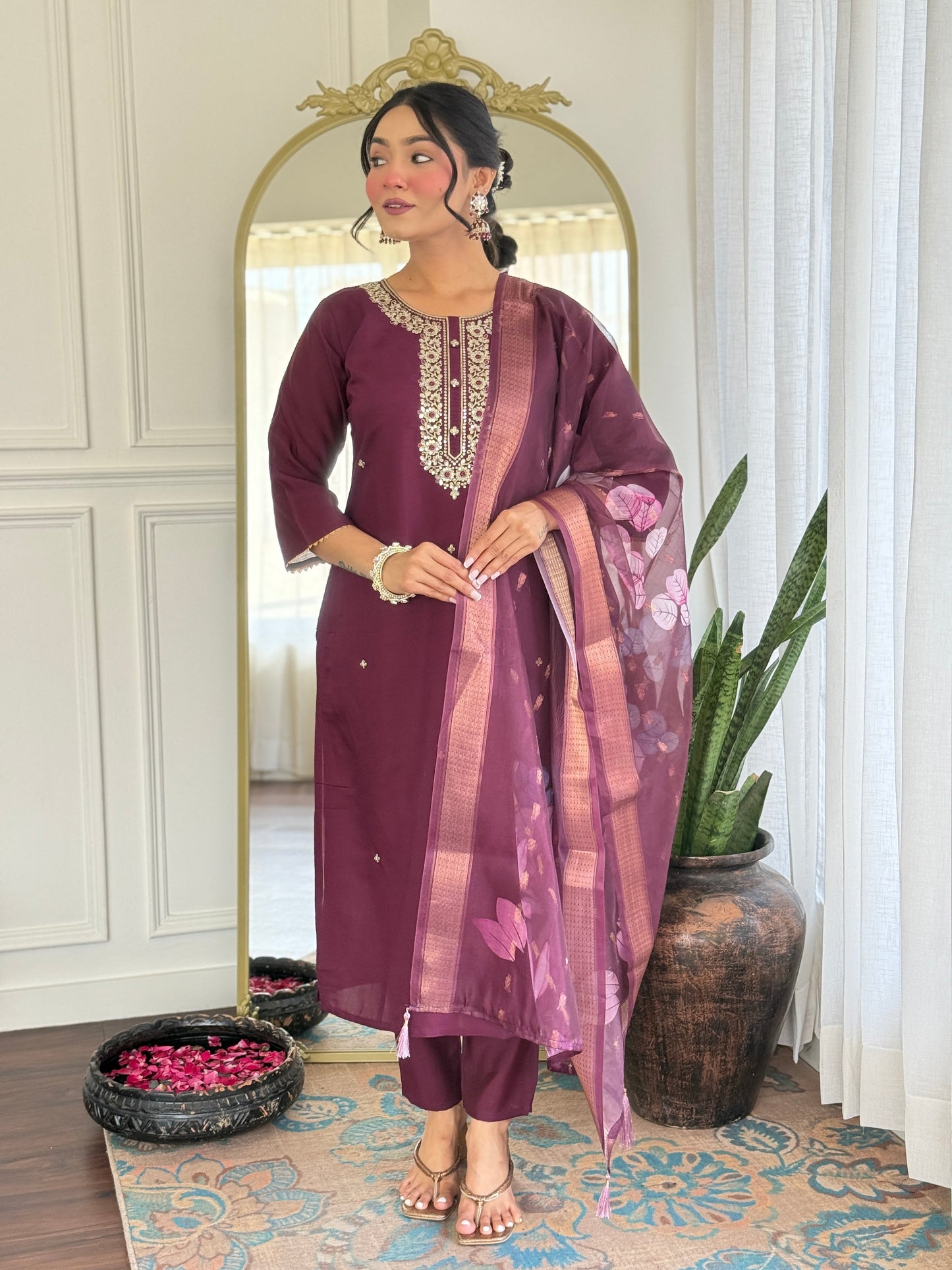 Simple yet elegant This is how we describe our latest launched dresse (NFRD631)