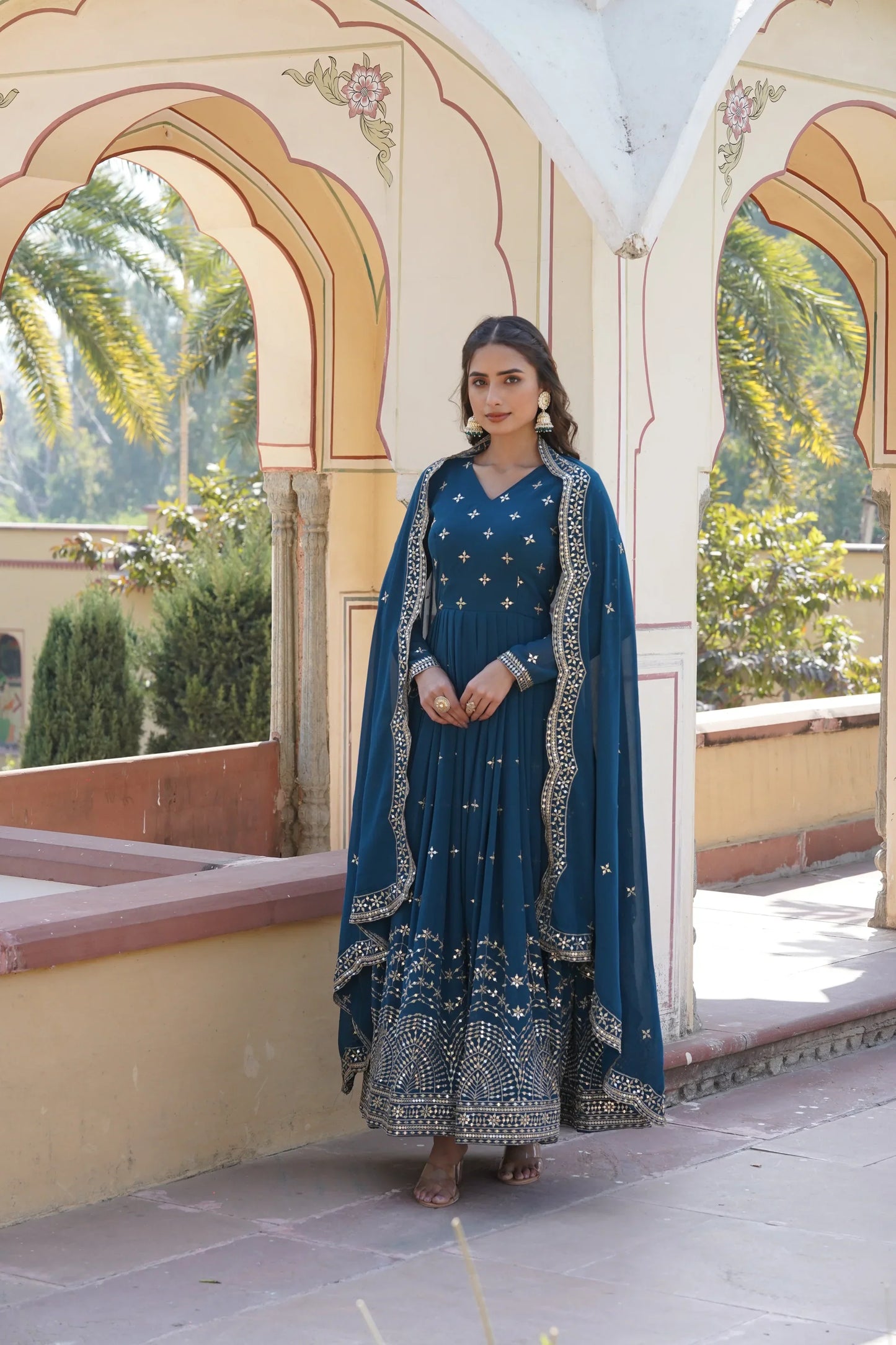 BEAUTIFUL STYLISH DESIGNER GOWN WITH DUPATTA SET(WARED339)