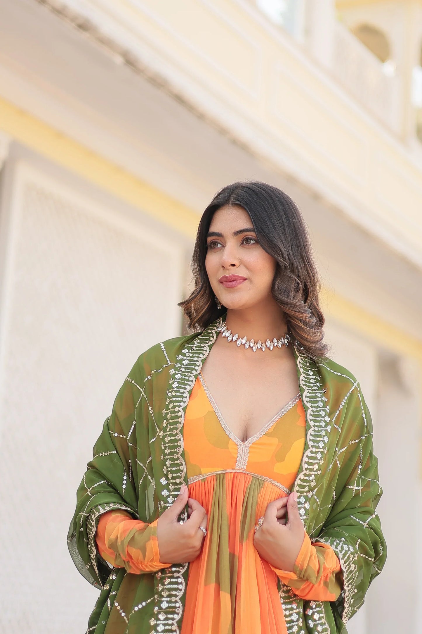 PREMIUM DESIGNER GOWN WITH DUPATTA(WARED341)