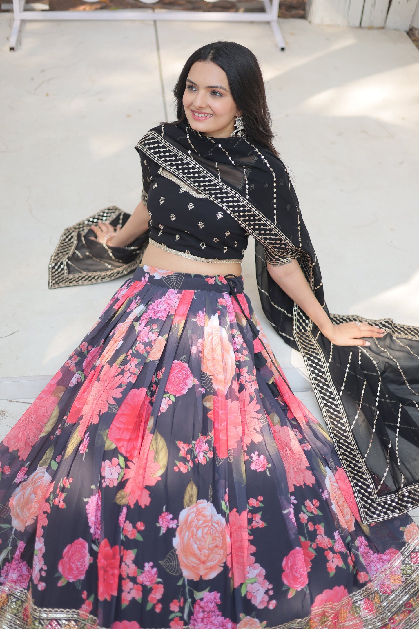 FESTIVE SPECIAL DIGITAL PRINTED LEHENGA SET (WDN105)