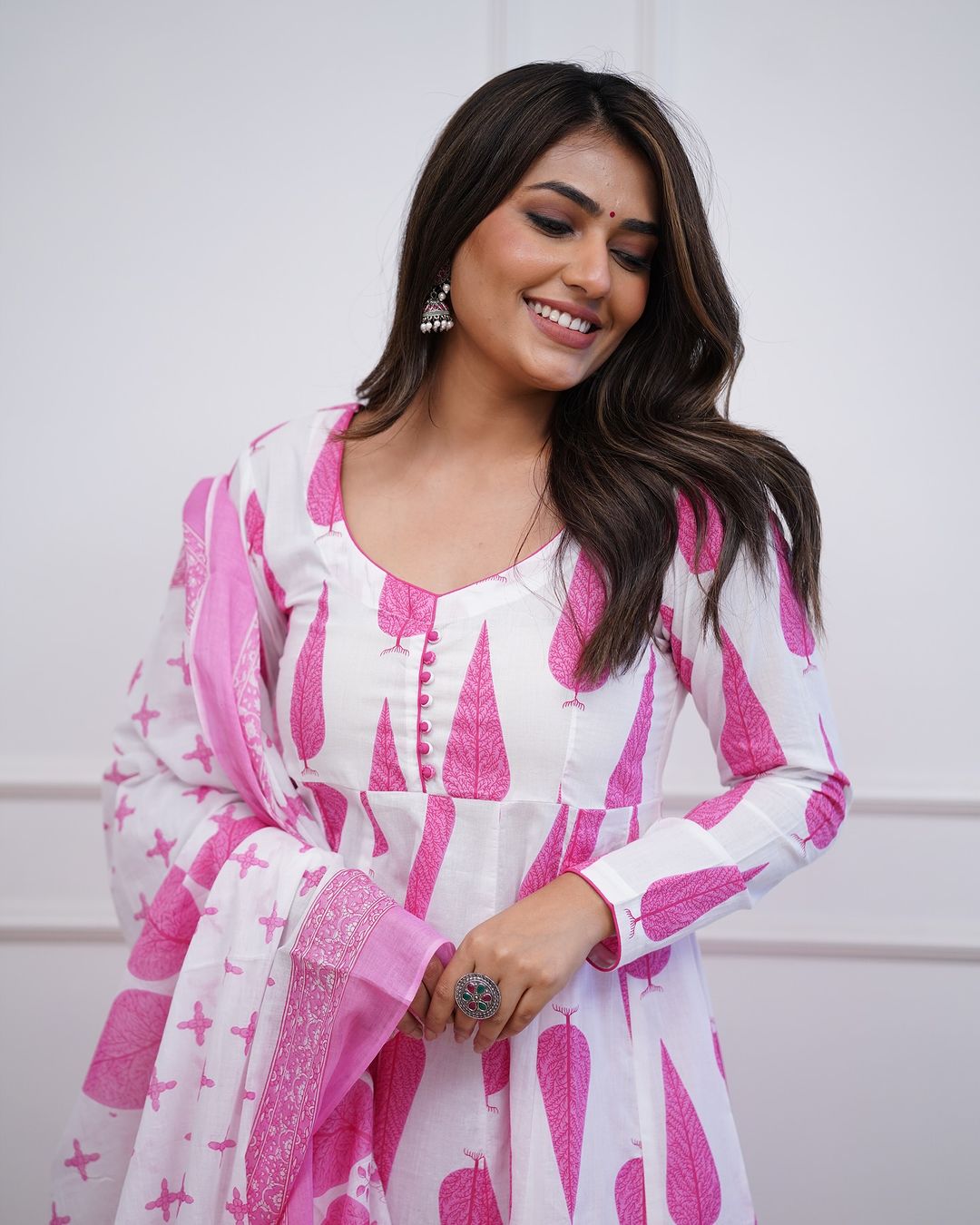 New Trending Cotton Suit set in Printed New design kurta Pant with Dupatta(WARED297)