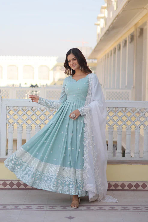 PREMIUM DESIGNER READYMADE GOWN(WD19)