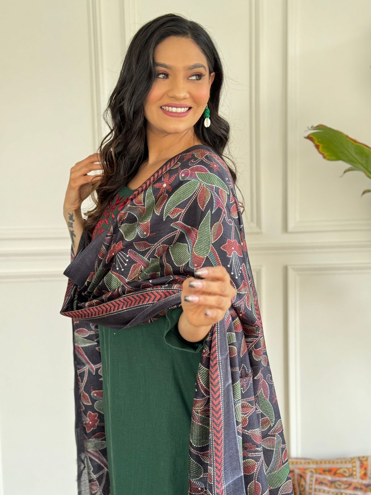 Feel the elegance and comfort merge in our artisan-crafted handloom khadi cotton suit! πΉπ(WARED303)