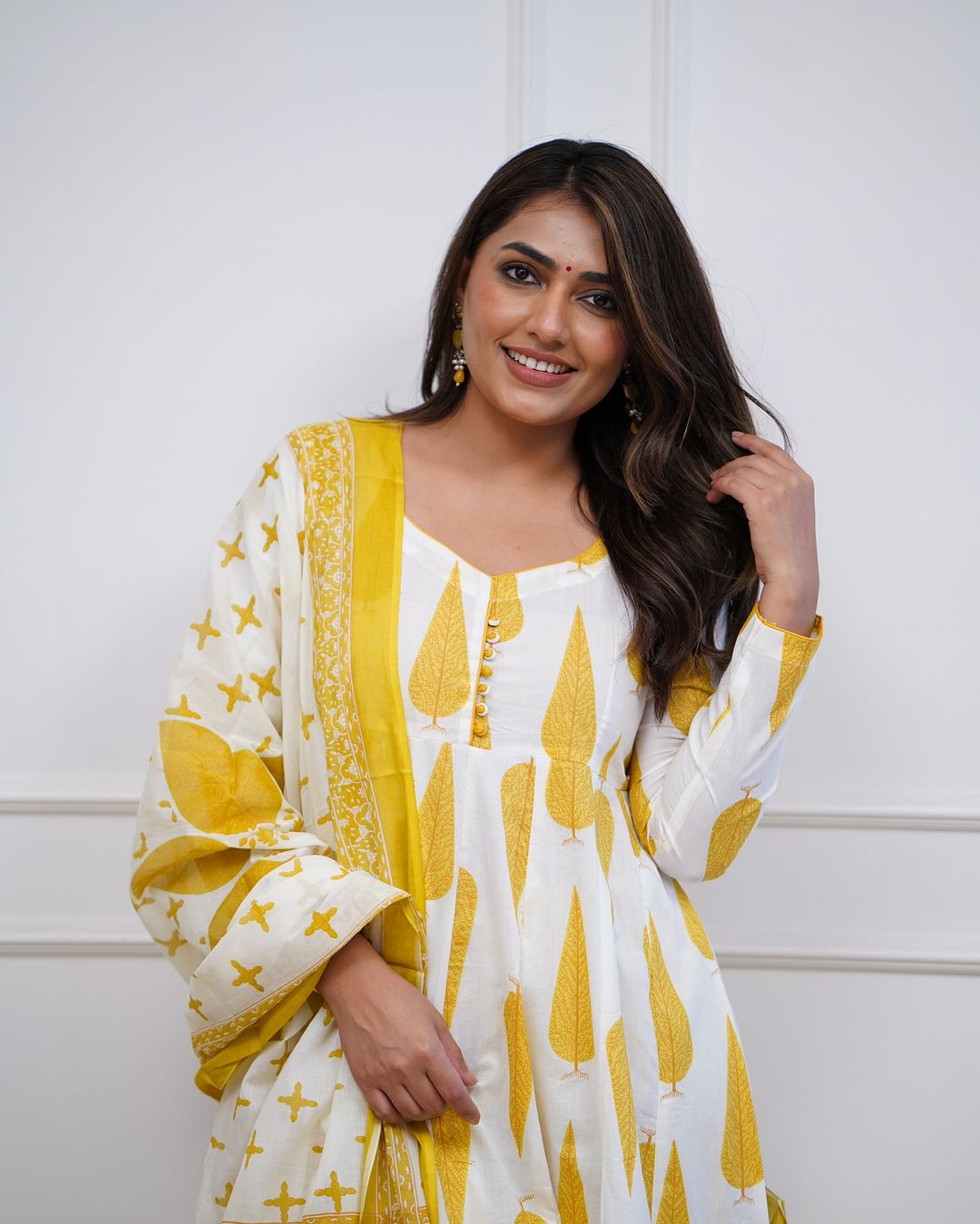 New Trending Cotton Suit set in Printed New design kurta Pant with Dupatta(WARED298)