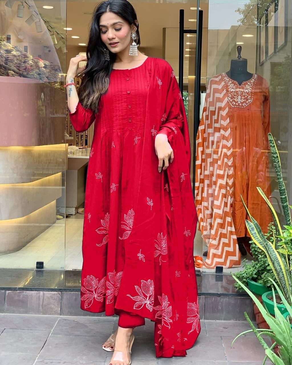 🌹💥 NEW DESIGN LONCH🌹 NEW COLOUR LUNCHING Voluminous Beutiful Suit Set(WARED150)