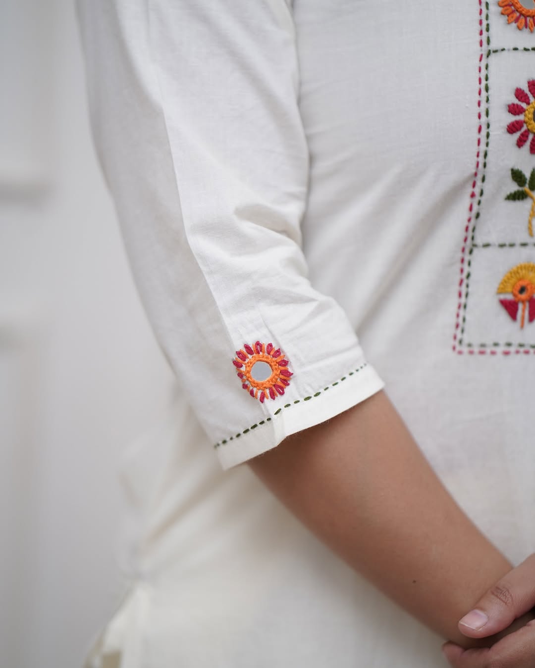 π BEAUTIFUL HEAVY COTTON KURTA PANT WITH DUPATTA SET πππ(WARED393)
