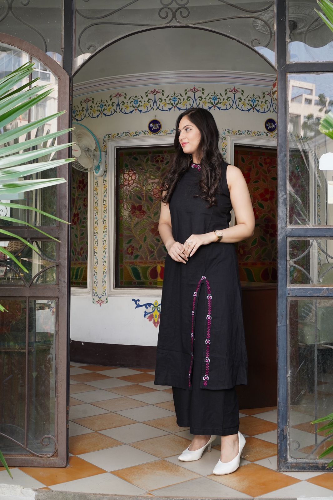 👉 *Presenting Beautifully aline Cotton kurta set Pure cotton slub (WACD117)
