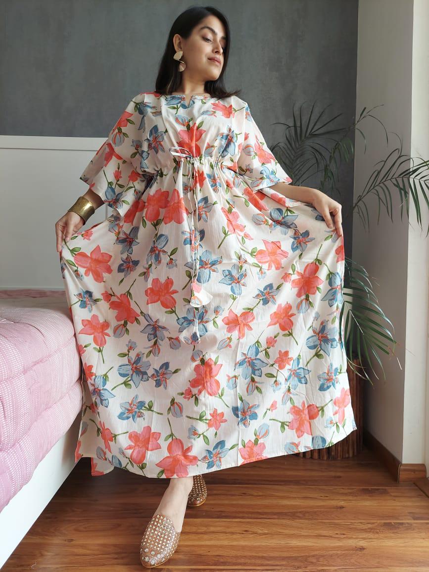 Exclusive New Added Hand Block printed KAFTAN 🔸️Authentic PRINT, with natural colours. 21