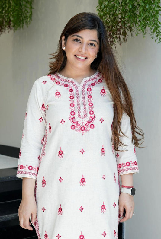 gathering Flattering Pure cotton hand embroidery(WACD125)