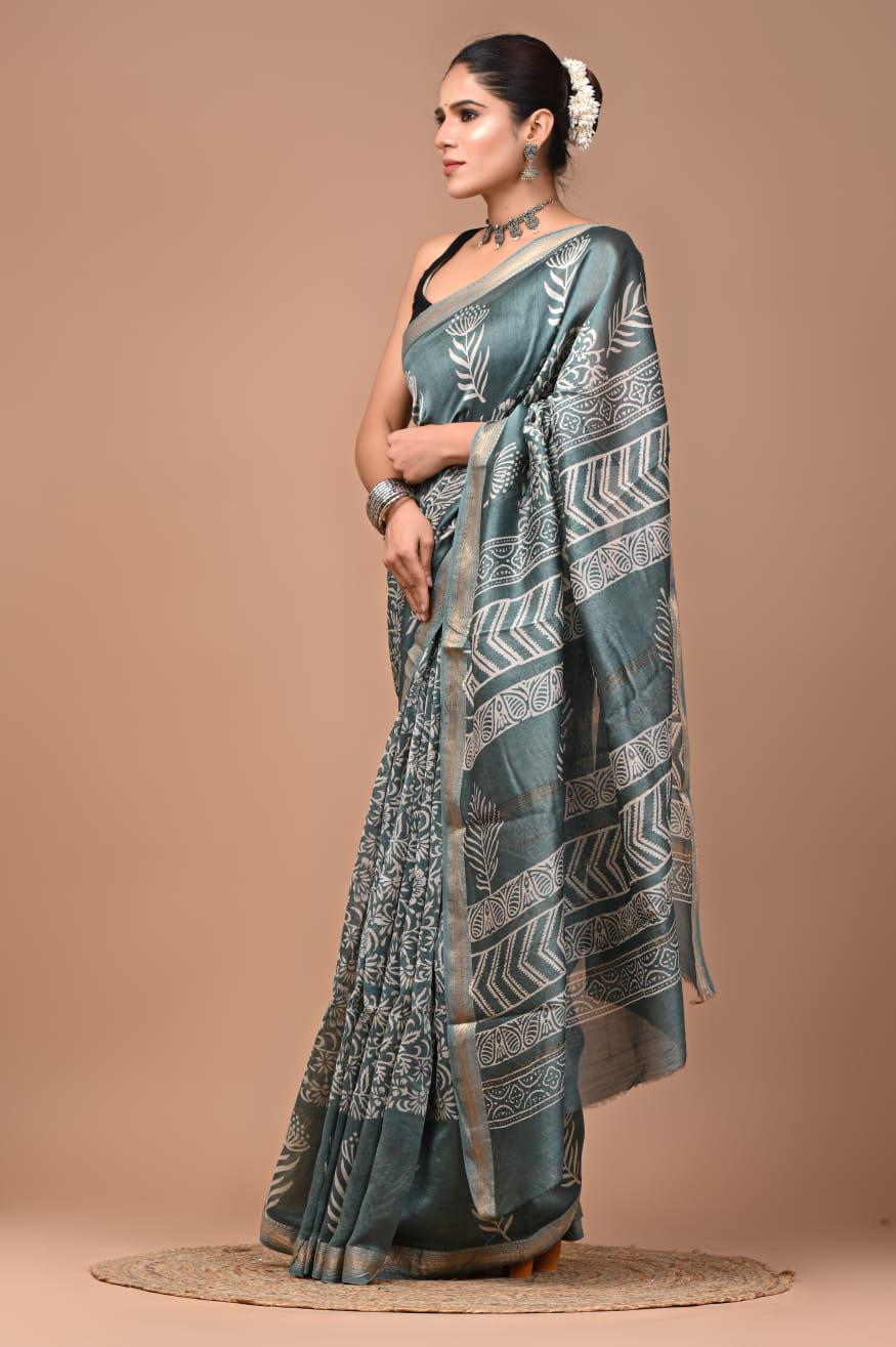 Premium Maheshwari Silk Saree (SWSRMAH14)