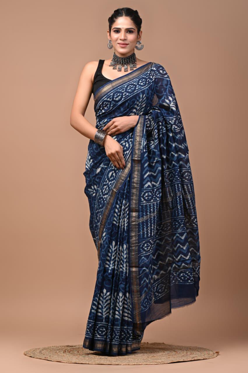 Premium Maheshwari Silk Saree (SWSRMAH54)