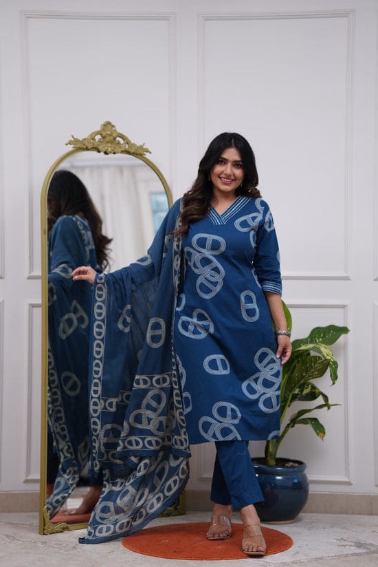 ๐ Beautiful Cottan Kurtis pent with Mulmal duptta ๐(WARED471)