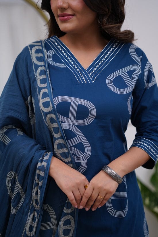 ๐ Beautiful Cottan Kurtis pent with Mulmal duptta ๐(WARED471)