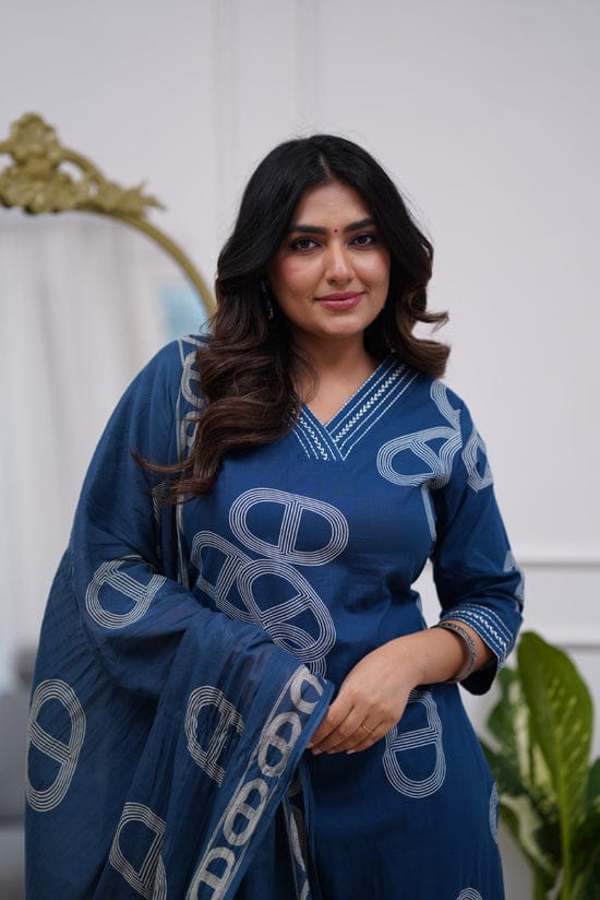 ๐ Beautiful Cottan Kurtis pent with Mulmal duptta ๐(WARED471)