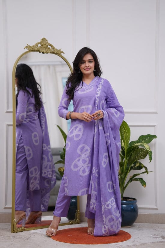 ๐ Beautiful Cottan Kurtis pent with Mulmal duptta ๐(WARED472)