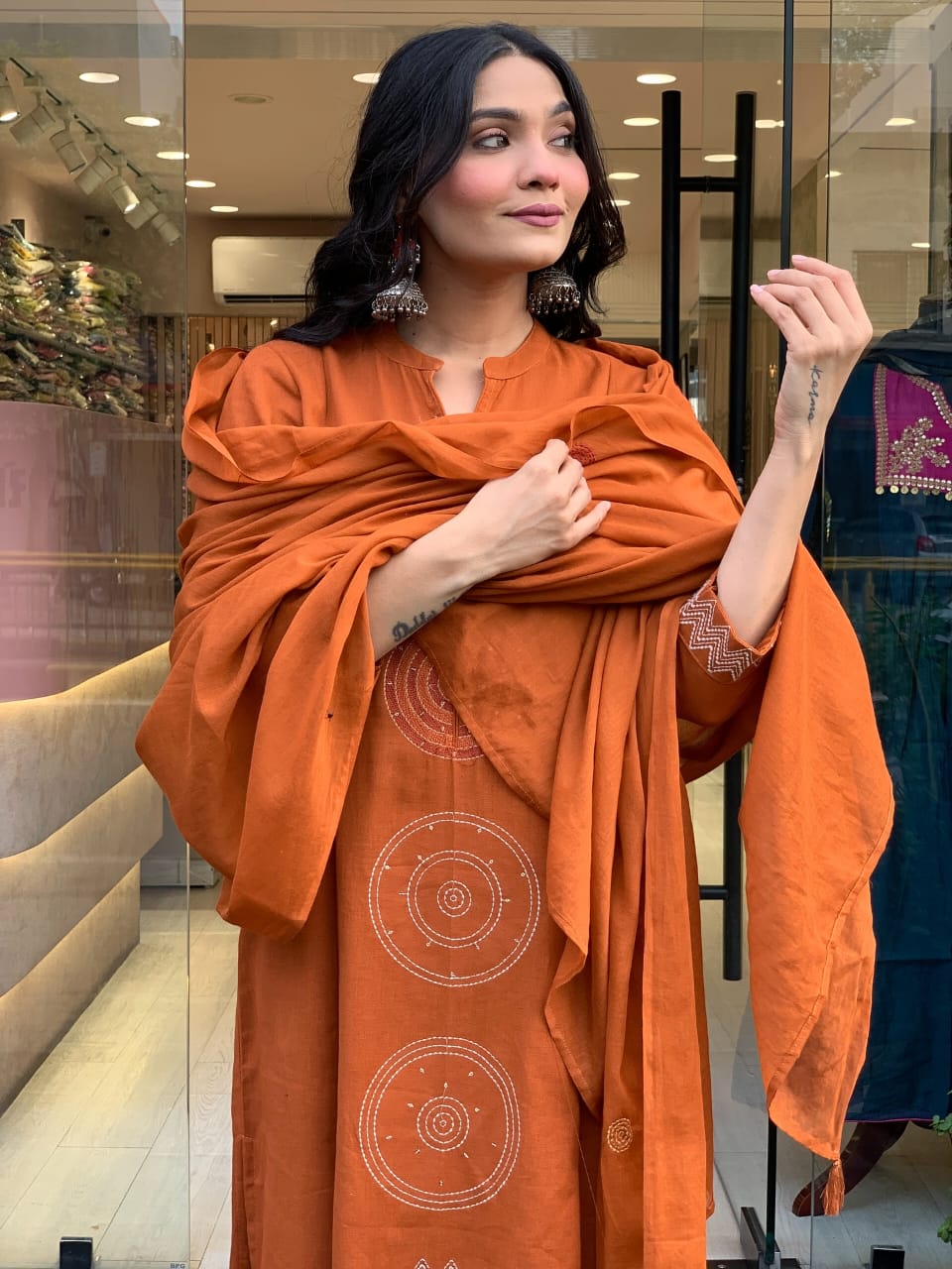 š„LAUNCHING COTTON KURTA PANT AND DUPATTA SETš„ (WARED488)