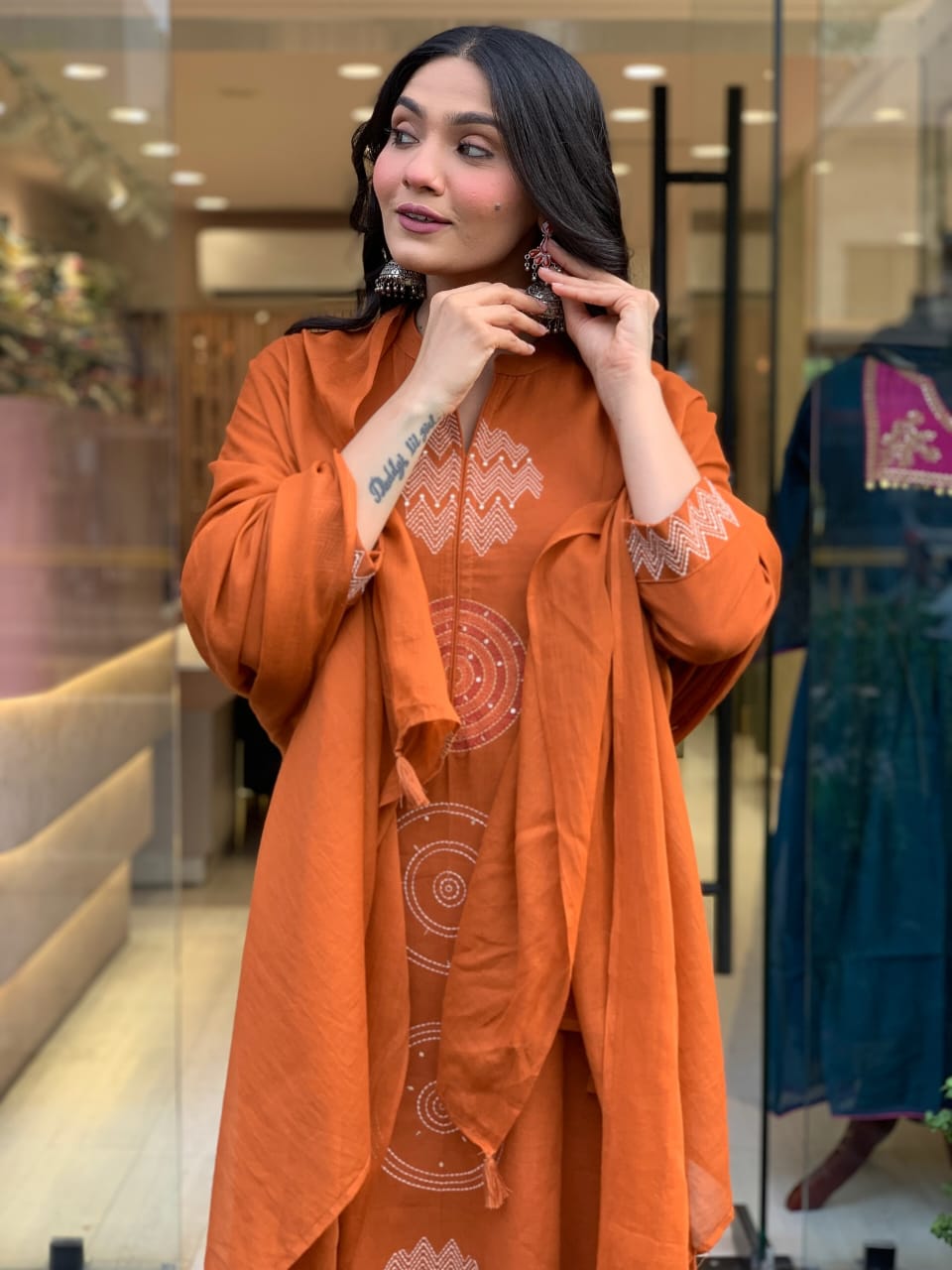 š„LAUNCHING COTTON KURTA PANT AND DUPATTA SETš„ (WARED488)