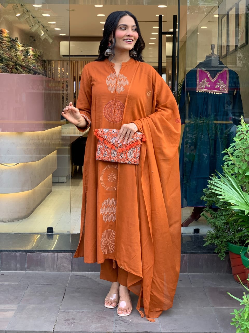 š„LAUNCHING COTTON KURTA PANT AND DUPATTA SETš„ (WARED488)