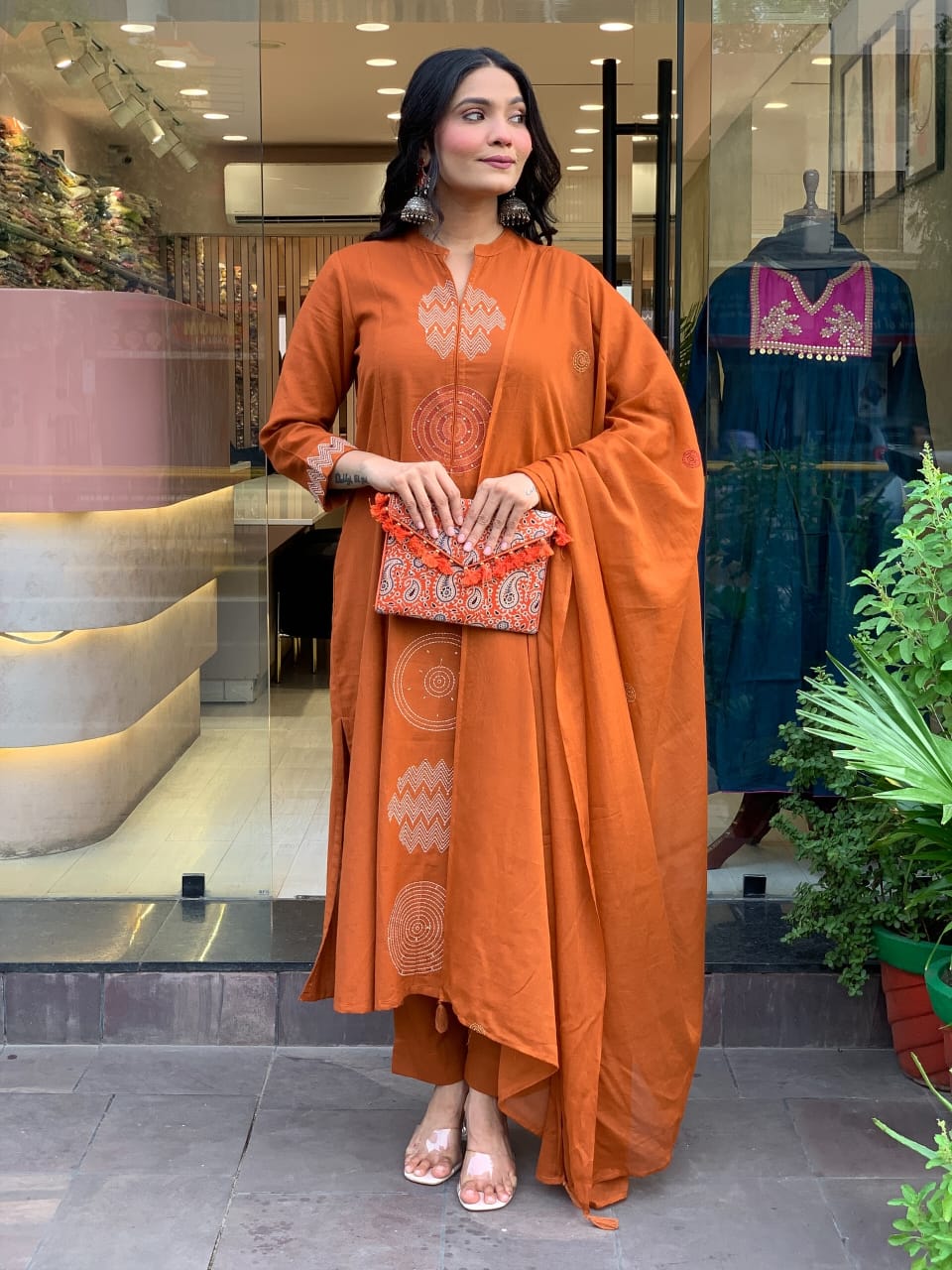 š„LAUNCHING COTTON KURTA PANT AND DUPATTA SETš„ (WARED488)