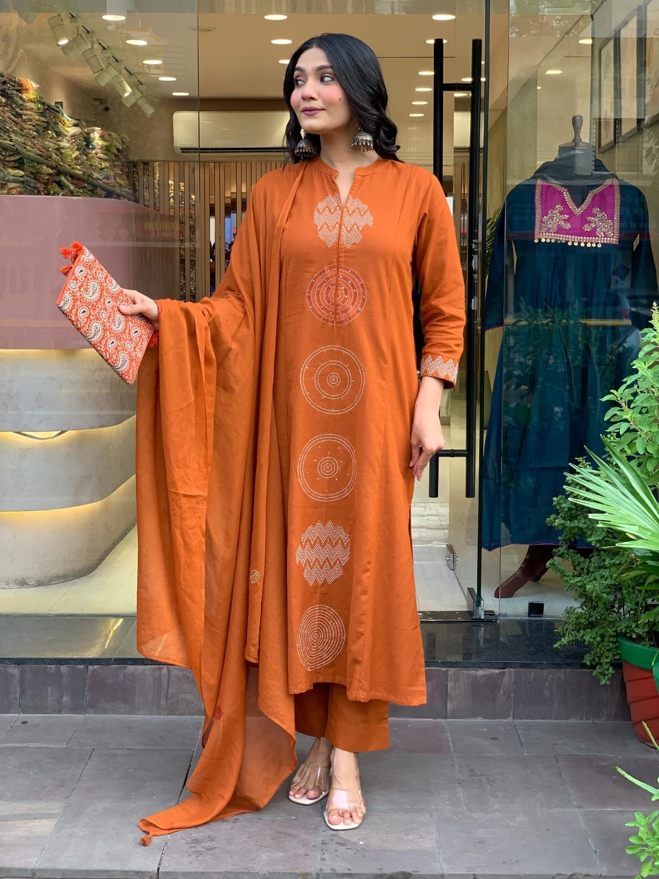 š„LAUNCHING COTTON KURTA PANT AND DUPATTA SETš„ (WARED488)