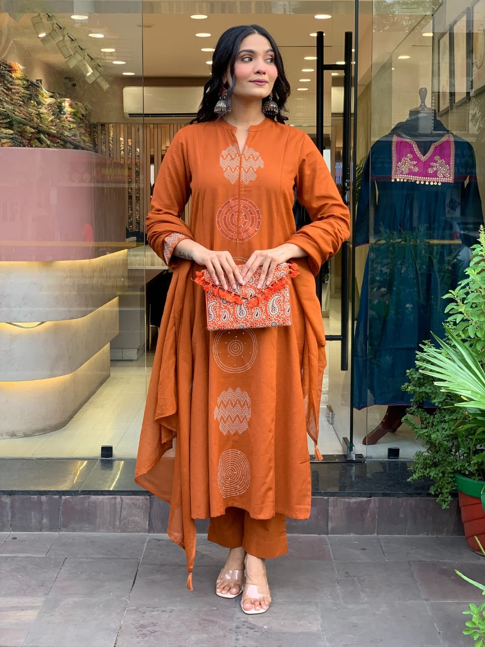 š„LAUNCHING COTTON KURTA PANT AND DUPATTA SETš„ (WARED488)