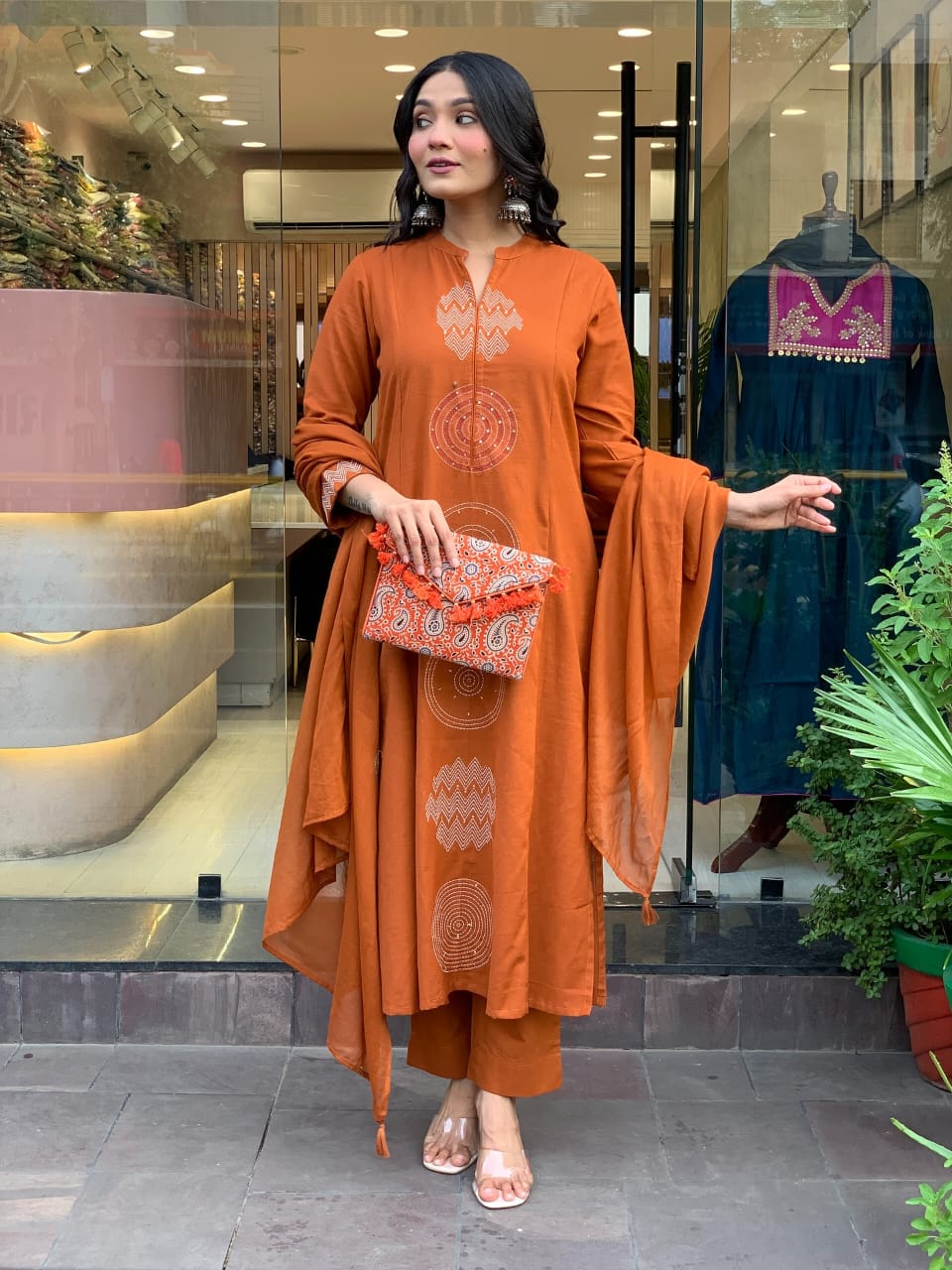 š„LAUNCHING COTTON KURTA PANT AND DUPATTA SETš„ (WARED488)