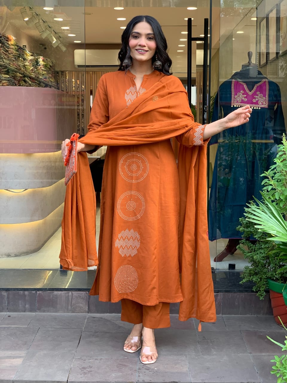 š„LAUNCHING COTTON KURTA PANT AND DUPATTA SETš„ (WARED488)