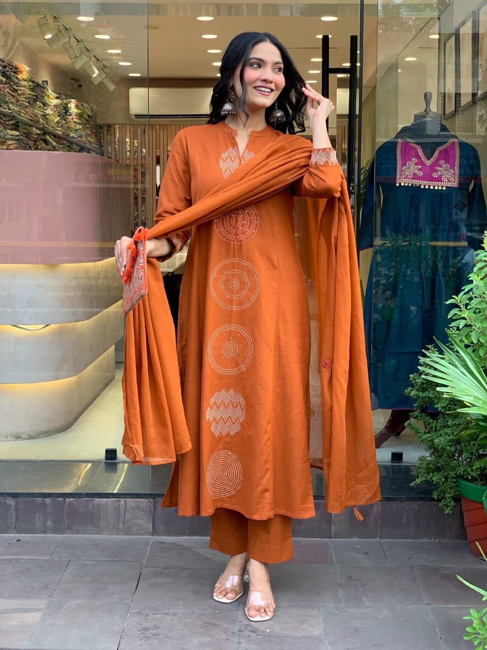š„LAUNCHING COTTON KURTA PANT AND DUPATTA SETš„ (WARED488)