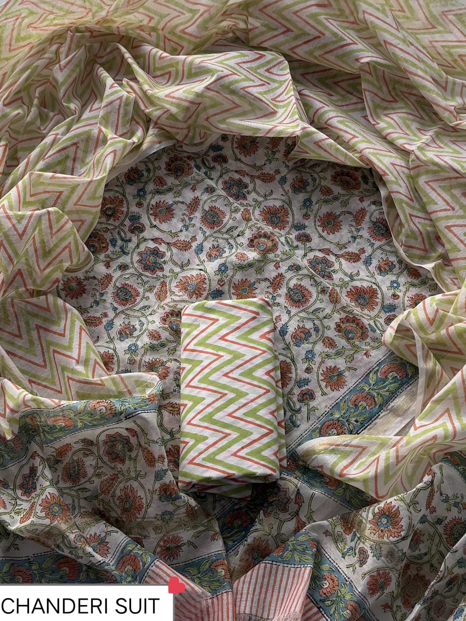 FESTIVE COLLECTION PREMIUM CHANDERI SILK SUITS 04