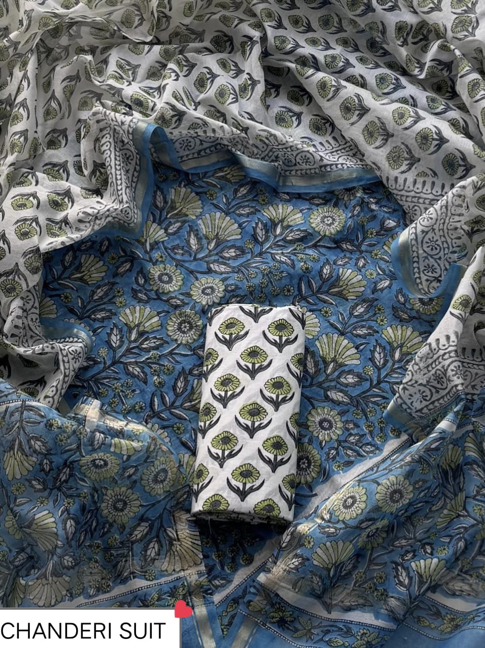 FESTIVE COLLECTION PREMIUM CHANDERI SILK SUITS 05