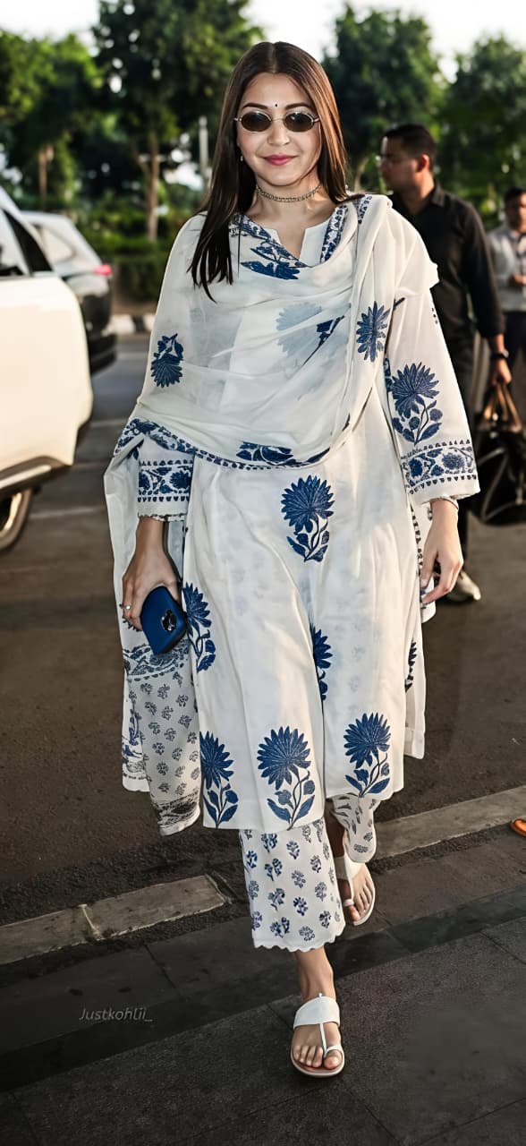 Simple yet elegant This is how we describe our latest launch printed Cotton set fits well for a day event in the festival on front iner Liling๐๐๐(RD41)
