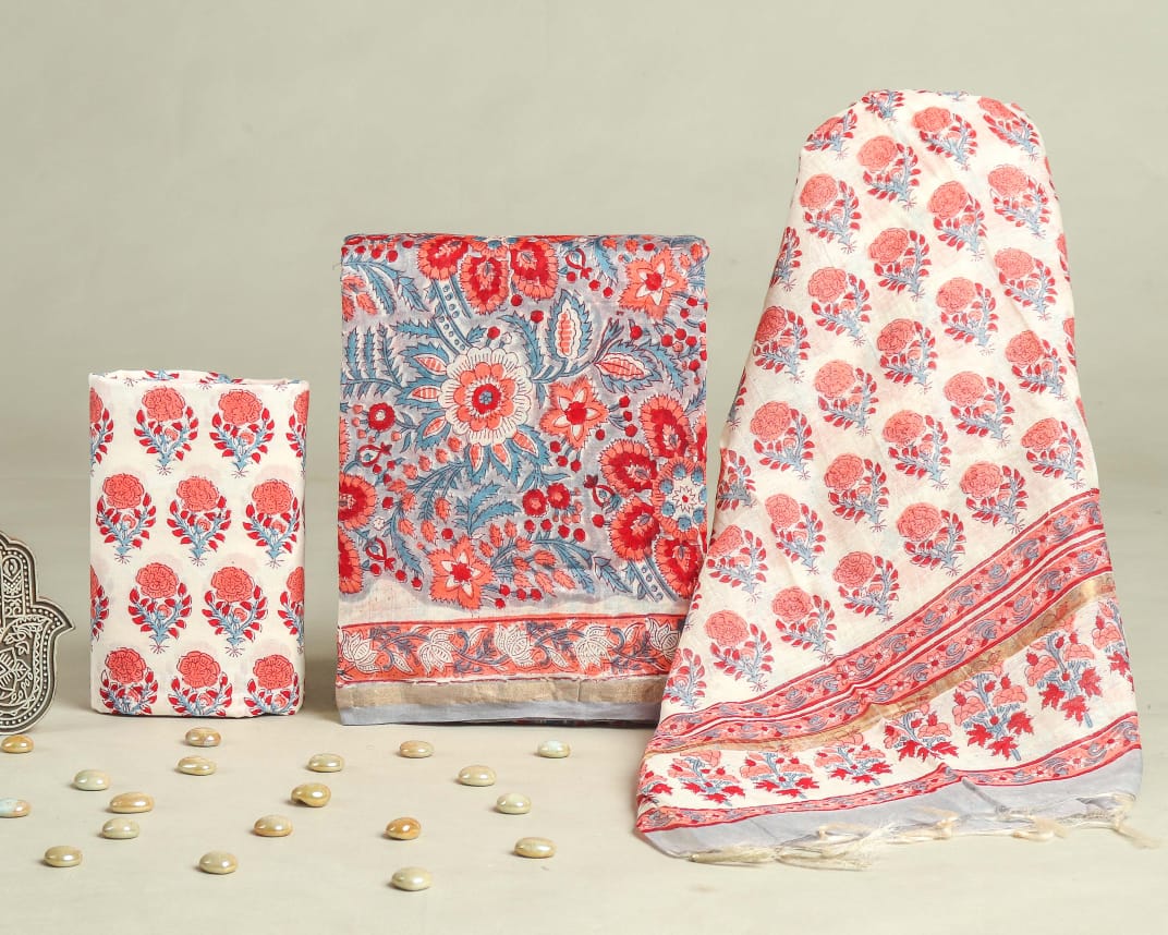 FESTIVE COLLECTION PREMIUM CHANDERI SILK SUITS 33