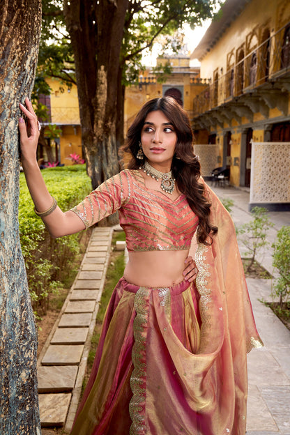 TILTON WEDDING SPECIAL CARIKA SILK LEHENGA CHOLI WITH DUPATTA