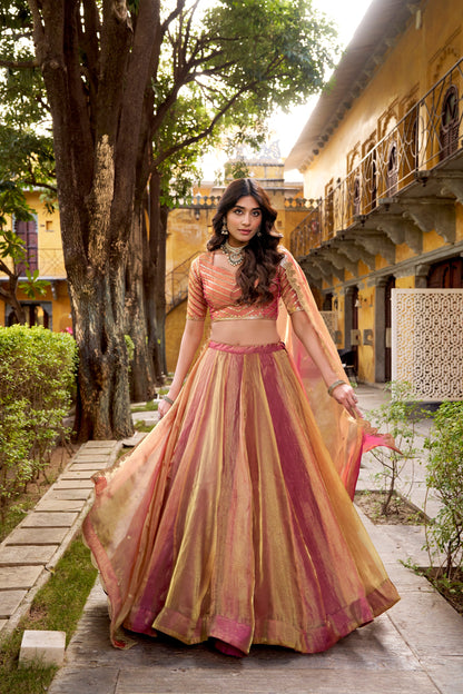 TILTON WEDDING SPECIAL CARIKA SILK LEHENGA CHOLI WITH DUPATTA