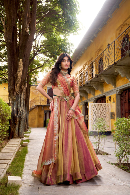 TILTON WEDDING SPECIAL CARIKA SILK LEHENGA CHOLI WITH DUPATTA