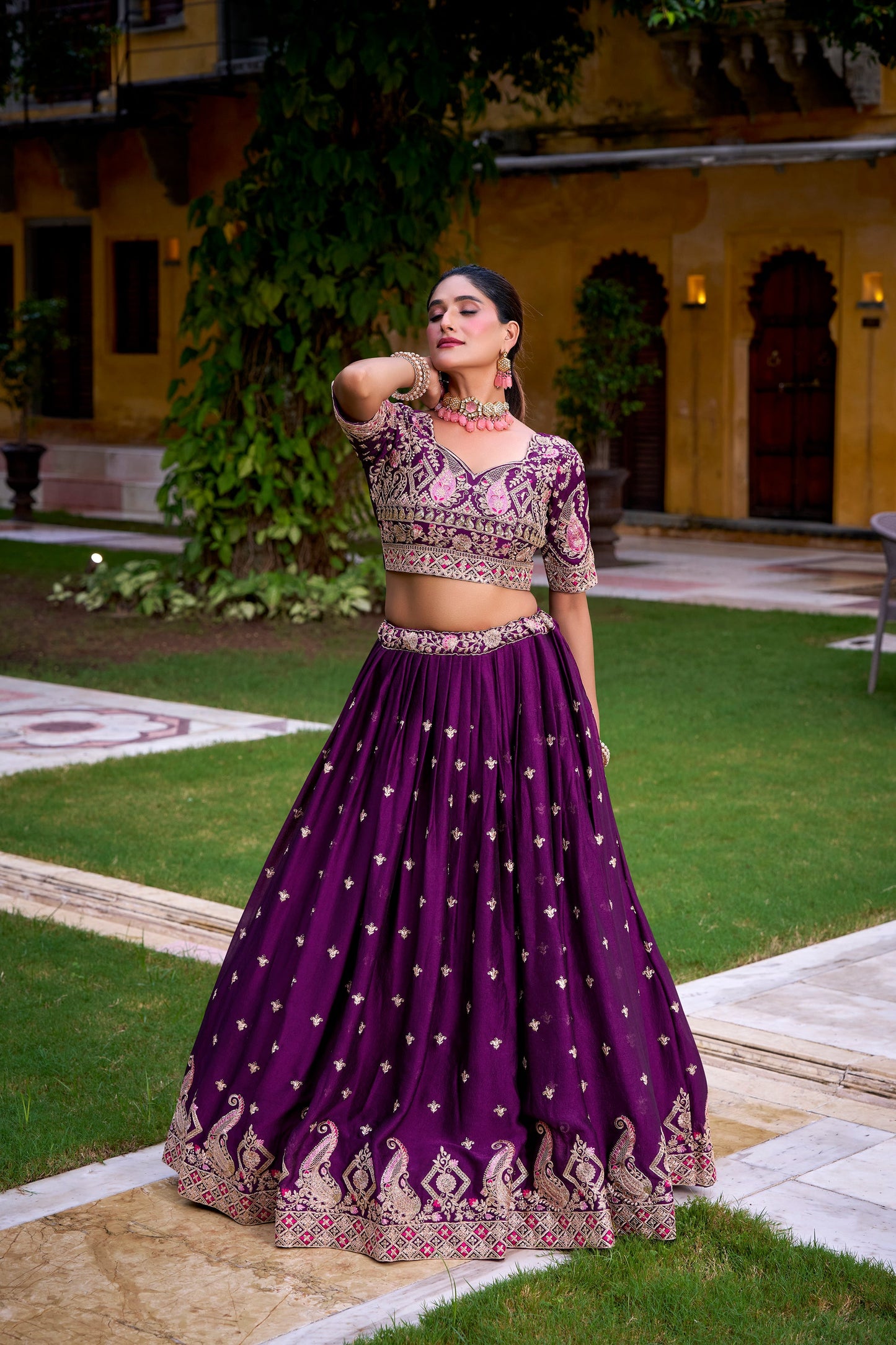 TILTON WEDDING SPECIAL RANGOLI SILK SEQUINS EMNROIDERED LEHENGA CHOLI WITH DUPATTA