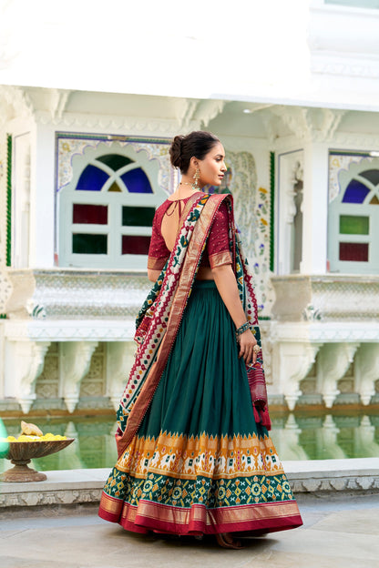 WEDDING SPECIAL PATOLA PRINTED LEHENGA CHOLI (WDN115) 01)