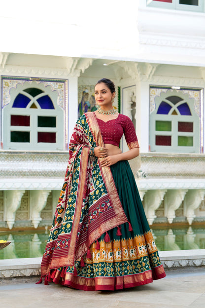 WEDDING SPECIAL PATOLA PRINTED LEHENGA CHOLI (WDN115) 01)