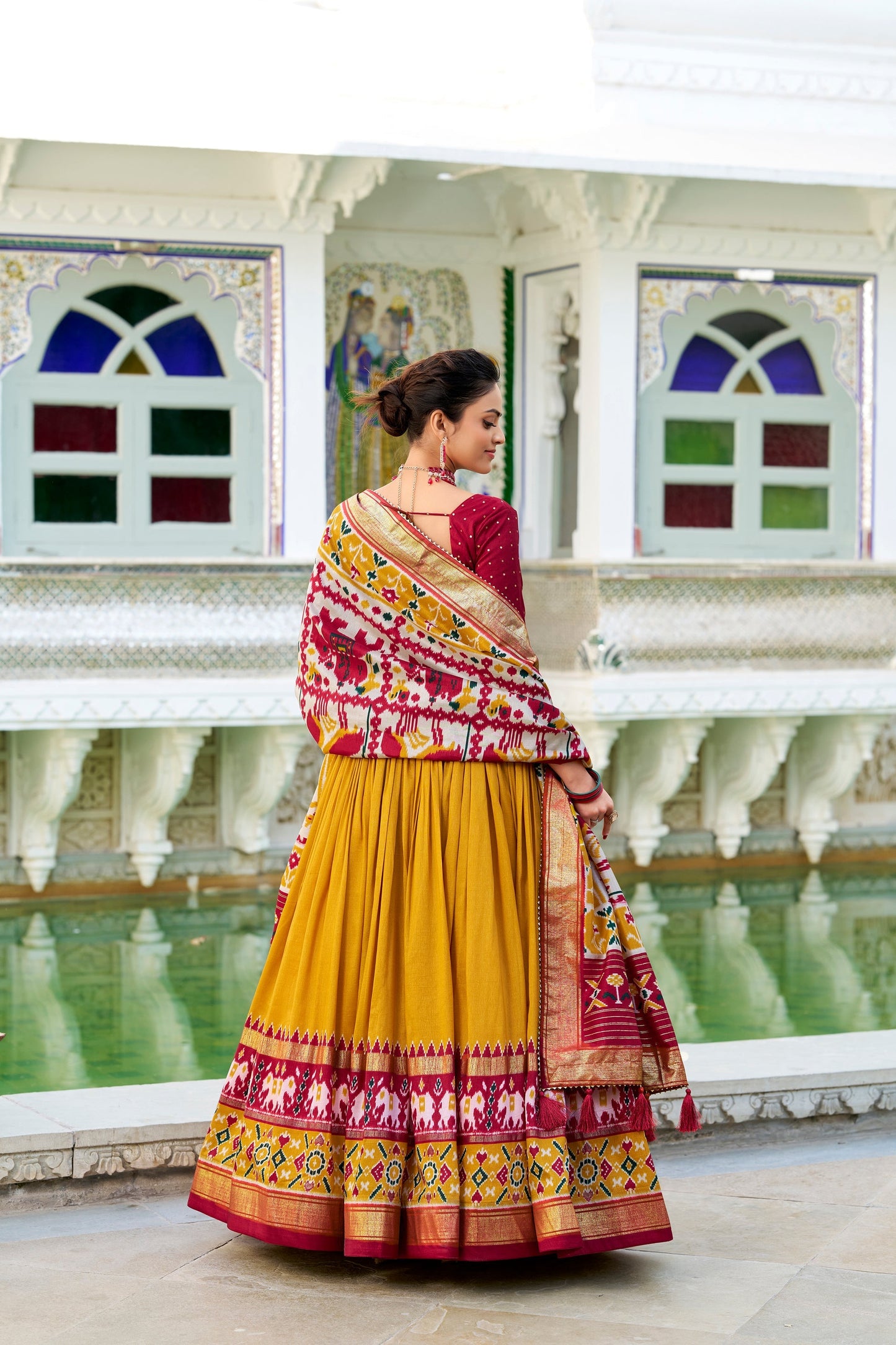WEDDING SPECIAL PATOLA PRINTED LEHENGA CHOLI (WDN115) 02