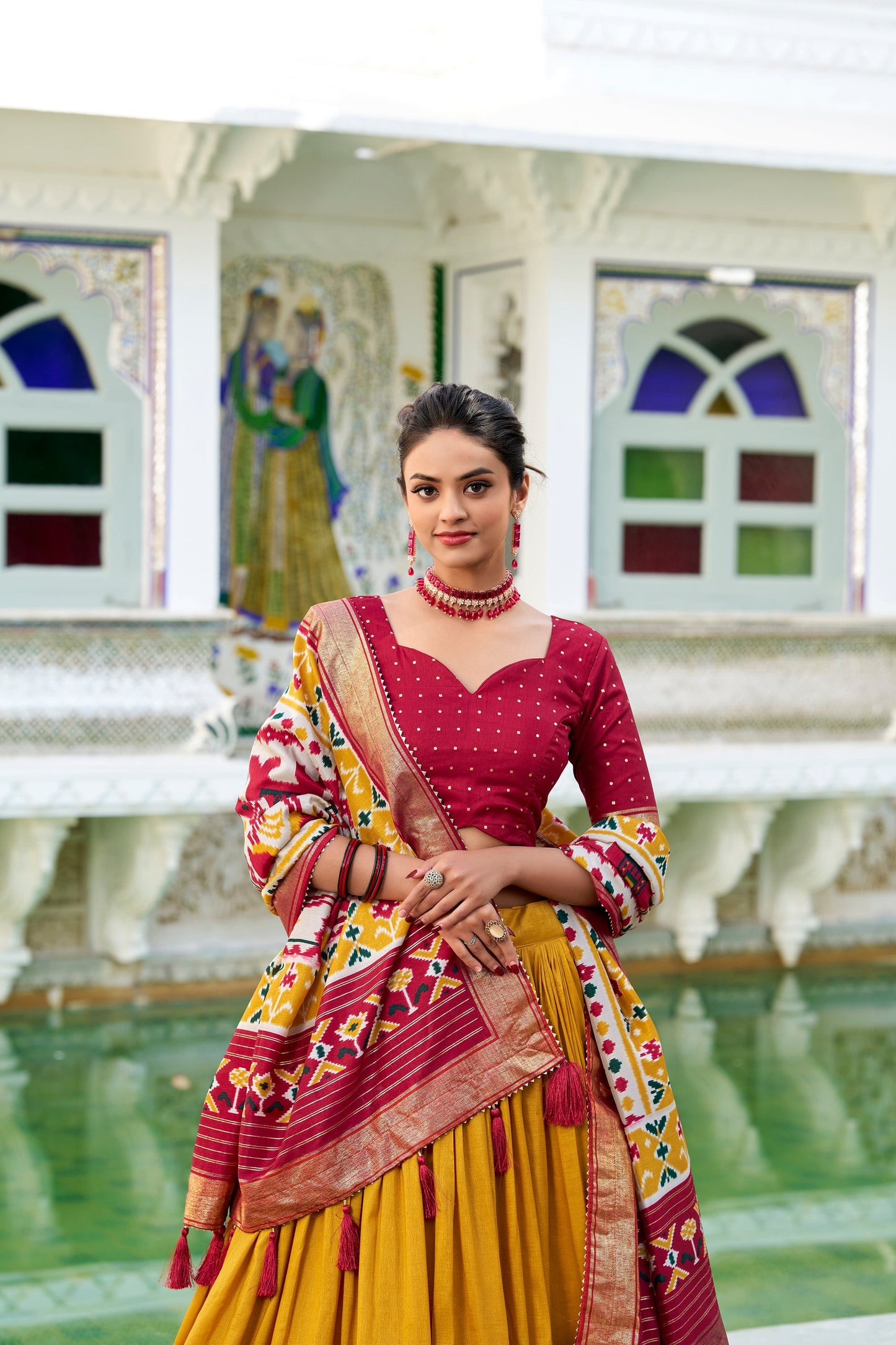 WEDDING SPECIAL PATOLA PRINTED LEHENGA CHOLI (WDN115) 02